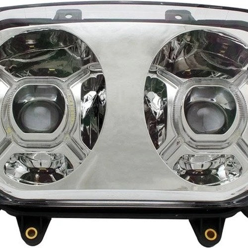 Cyron Lighting Integrated LED Headlight Chrome Harley Davidson Road Glide