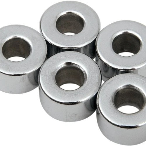 DS Chrome Steel Spacer 5-Pack .25" x 3/8" Thick