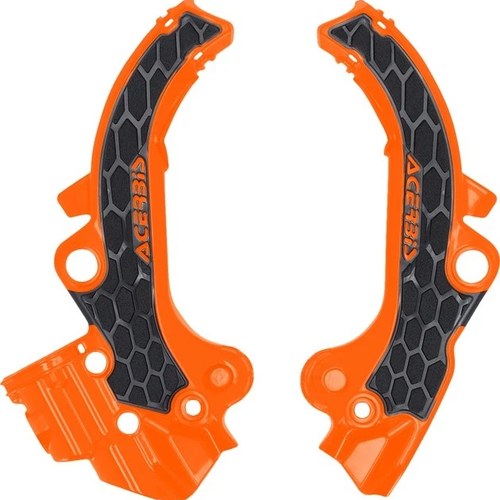 Acerbis X-Grip Frame Guards Orange/Black KTM/Gas/Husqvarna 65 SX/MC 65/TC 65