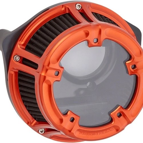 Arlen Ness Method Air Cleaner Orange #18-184 Harley Davidson