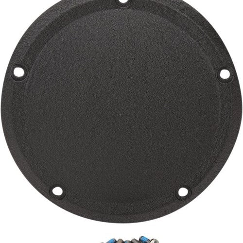 Drag Specialties Derby Cover 5-Hole Wrinkle Black Harley Davidson