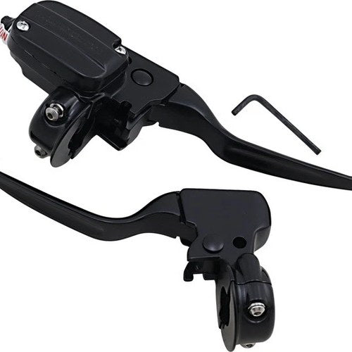 Drag Specialties Handlebar Control Kit Dual Disc/ABS Matte Black #232877