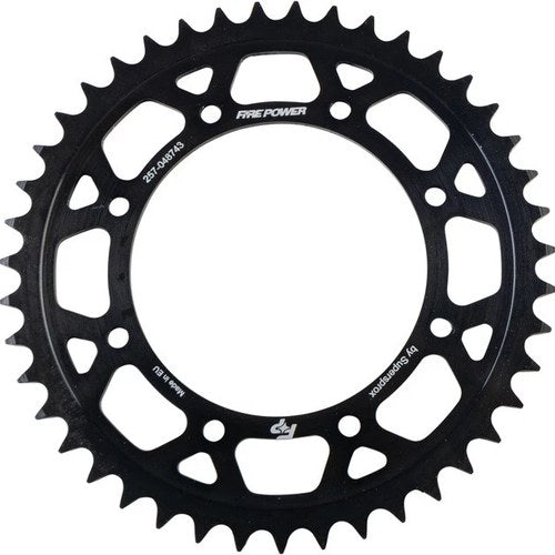 Fire Power 520 Steel Rear Sprocket 43T Black #FPS-487-43-BLK for Kawasaki