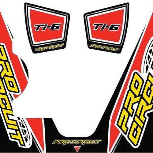 Pro Circuit Replacement Sticker Ti-6 Muffler for Yamaha YZ450F 2014
