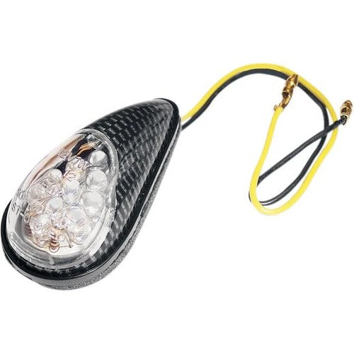 K&S LED Ultra Mini Flush Mount Marker Light Set Carbon Clear