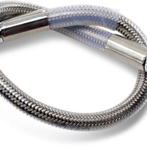 DS Universal Braided Brake Line with AN-3 Fittings 12"