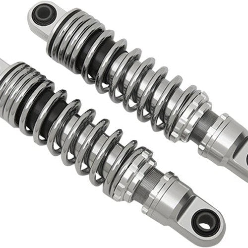 Drag Specialties Premium Adjustable Shocks 10.5" Chrome Harley Davidson