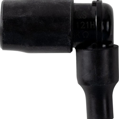 K&S Spark Plug Cap with 90 Degree Bend LB05EH/8334 14mm Black