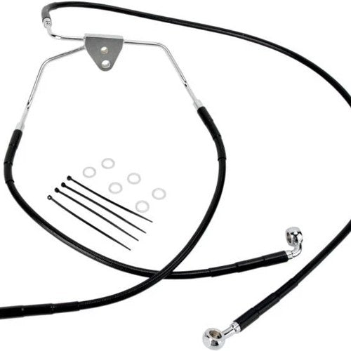 DS Vinyl Brake Line Kit Front +4" Harley Davidson Electra Glide/Street Glide