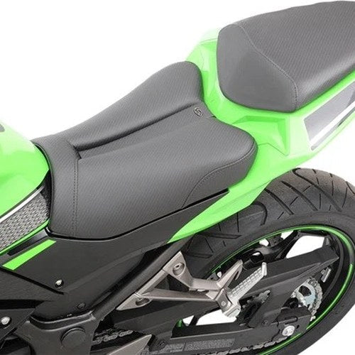 Saddlemen Track-CF Seat With Pillion Cover for Kawasaki Ninja 300 2013-2017