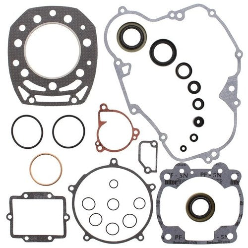 Vertex-Winderosa Complete Gasket Kit with Oil Seals Kawasaki KX500 1986-1987