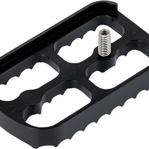 Joker Machine Serrated Brake Pedal Black #08-641B Harley Davidson