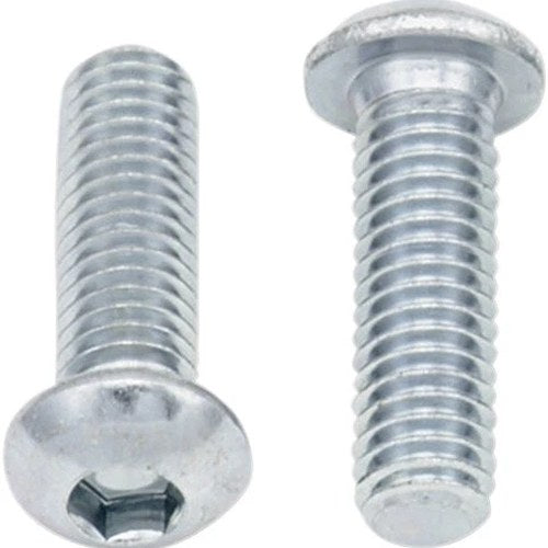 Bolt Motorcycle Hardware Button Head Allen Bolts M6 x 20mm 10-Pack
