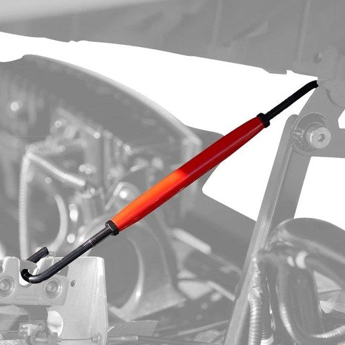 Show Chrome Adjustable Under-The-Hood Rod Red/Black #44-110 Polaris