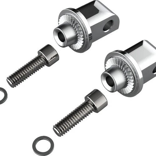 Ciro Passenger Peg Adapters Chrome #60020 Indian Chief/Roadmaster/Chieftain