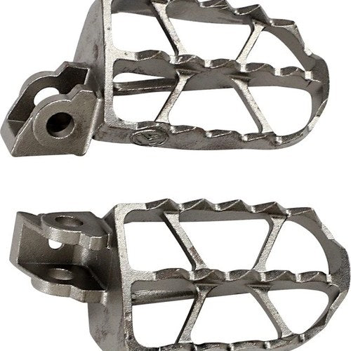 Moose ND Series Offset Footpegs 1/2" Offset Silver #1620-2149 for Kawasaki