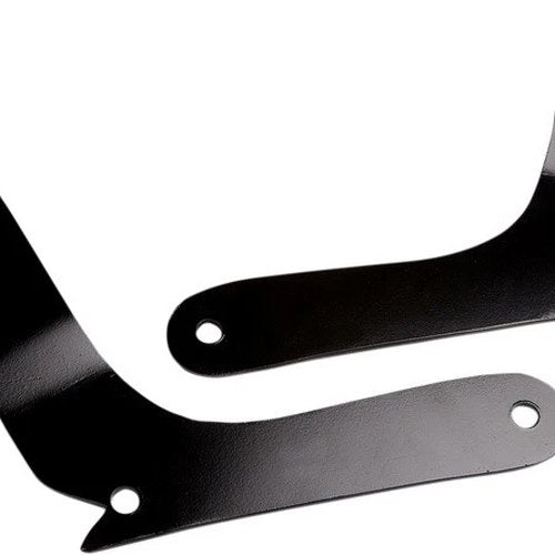 Cycle Visions Sissy Bar Side Plates 8-3/4" W Black #CV8095 Harley Davidson