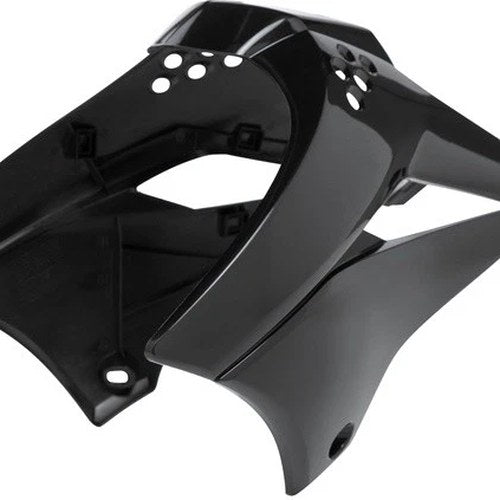Acerbis Radiator Shrouds Black #2780560001 for Kawasaki KLX110L/KLX110 2010-2020