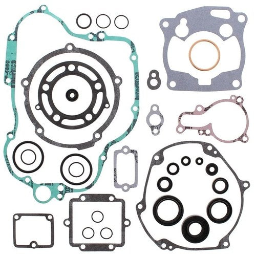 Vertex-Winderosa Complete Gasket Kit with Oil Seals Kawasaki KX125 1992-1993