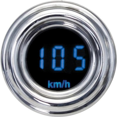 Dakota Digital 1-7/8" Mini Speedometer Kph Retro Blue