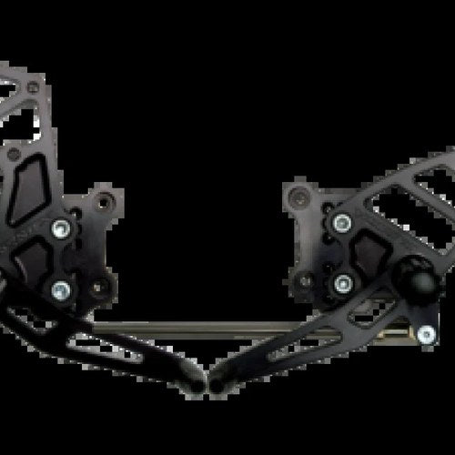 Vortex Racing RS503K Rear Set for Suzuki GSX-R Series - Black