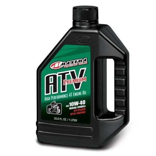 Maxima ATV Premium 4T 10W40 Engine Oil - 1 Liter for Powersports Engines