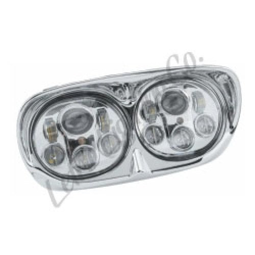 Letric Lighting LED Headlight Dual 5.75in for Harley-Davidson Road Glide Models