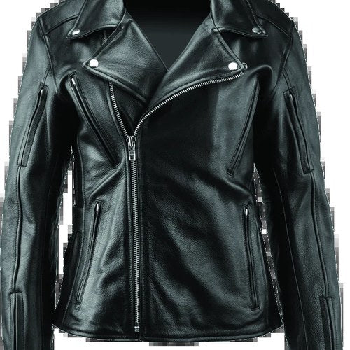 Kuryakyn River Road Ironclad Classic Leather Jacket for Women - Large