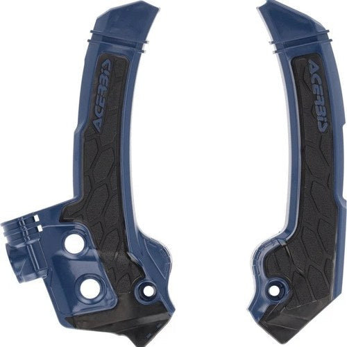 Acerbis X-Grip Frame Guards Blue/Black #2987271034 Husqvarna