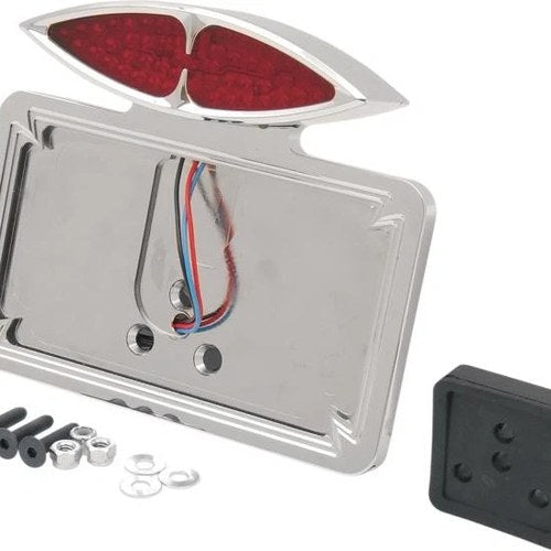 DS Cat Eye LED Taillight and License Mount