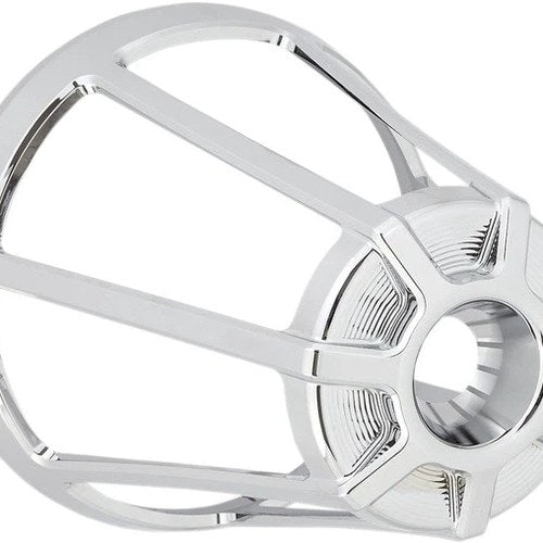 Arlen Ness Monster Sucker 90-Degree Air Cleaner Cover Beveled Chrome