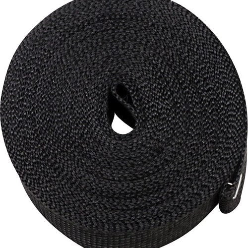 Cycle Performance Lave Rock Exhaust Wrap Metallic Black 50' 2"