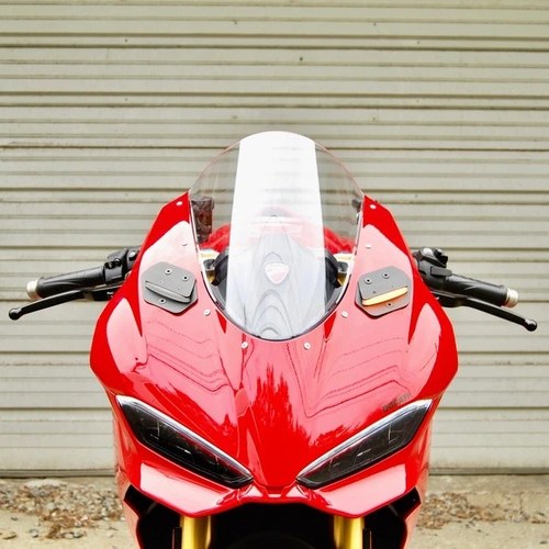 New Rage Cycle LED Mirror Block Off Plate Turn Signals Ducati Panigale V2 2025