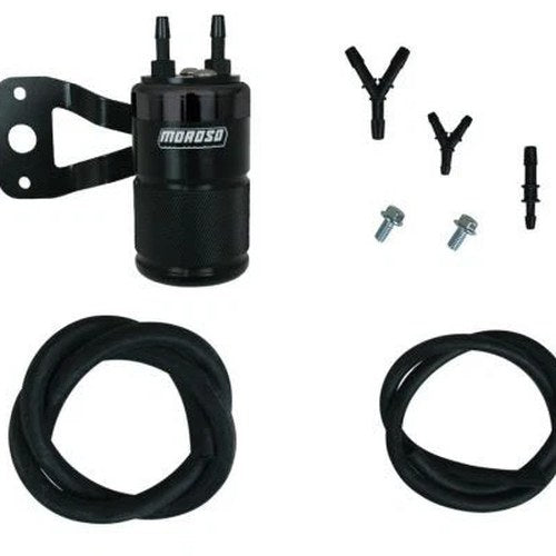Moroso Air/Oil Catch Can Separator for V&H VO2 Air Cleaner Black #85717