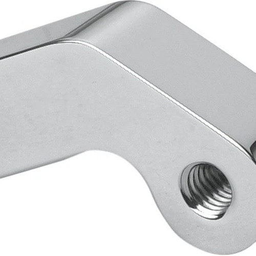 Headwinds Mounting Block Fxst Arm 1-5/8" Forward Offset & 7/16" Drop Chrome