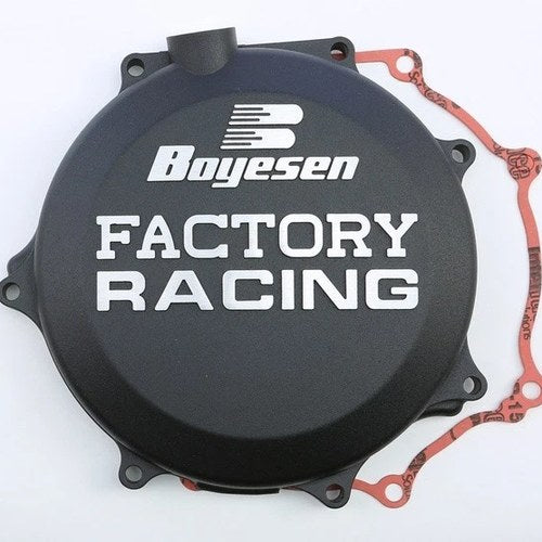 Boyesen Clutch Cover Black #CC-18B Kawasaki KX450F 2006-2015