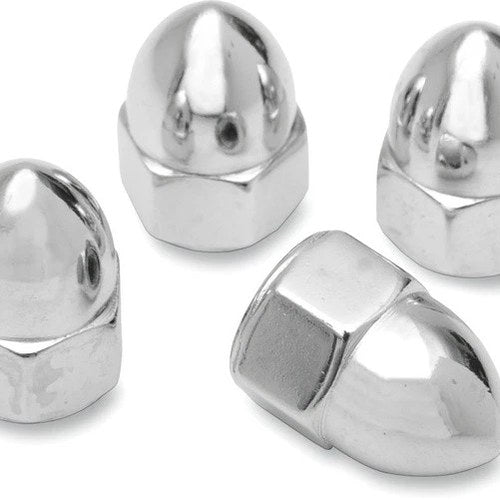 DS Chrome Ware Acorn Nuts .5"-20