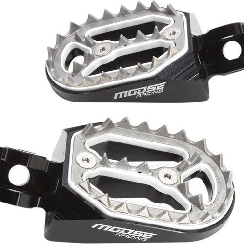 Moose Qualifier Footpegs fits Suzuki RM-Z250 2010-2016