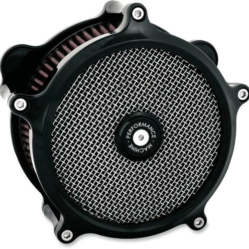 Performance Machine Super Gas Air Cleaner Black #0206-2150-B Harley Davidson