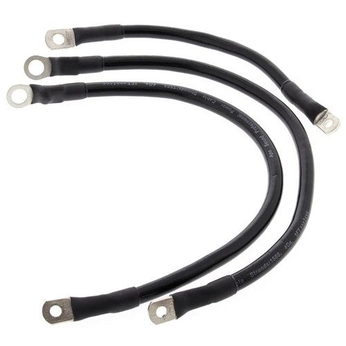 All Balls Battery Cable Kit Black #79-3006-1 Harley Davidson