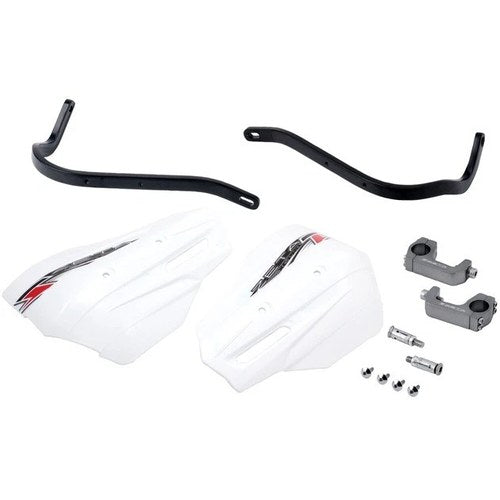 Zeta XC Pro Armor Handguard Kit 1-1/8" Mount Black/White