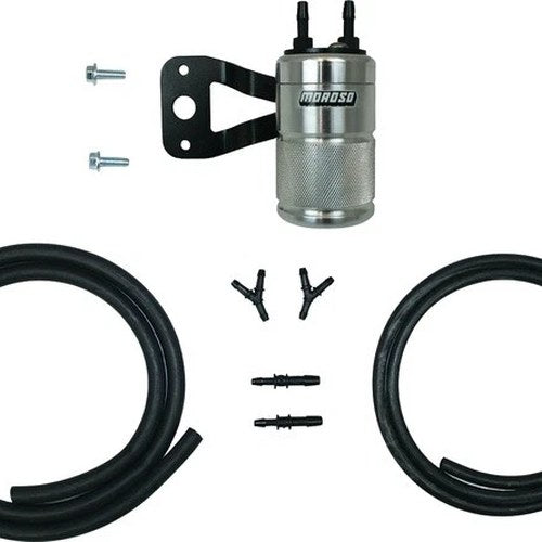 Moroso Air/Oil Catch Can Separator for Stock Air Cleaner Polished Harley M8 Tour