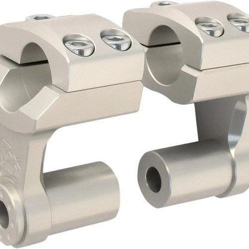 Rox Speed FX Deluxe Risers For 7/8" Handlebar 2" Silver