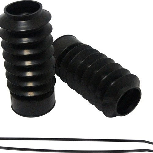 HardDrive Custom 49mm Fork Boots 7"L Black