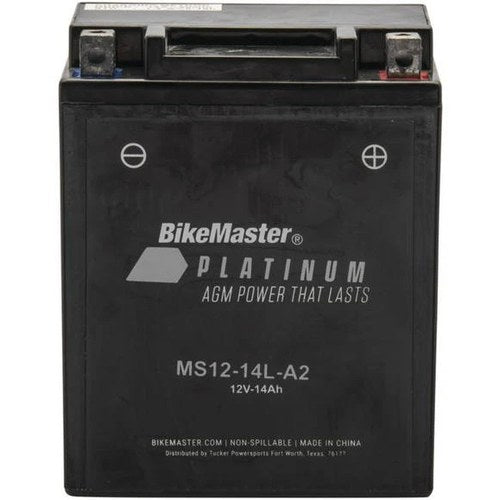 BikeMaster Agm Platinum II Battery #MS12-14L-A2 Aprilia Atlantic 500 2003-2004