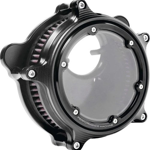 Performance Machine Vision Series Air Cleaner Black Ops #0206-2156-SMB