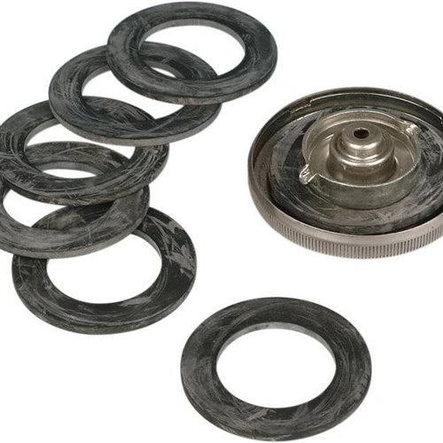 James Fuel Cap Gaskets Thick 10-Pack #JGI-61111-77 Harley Davidson