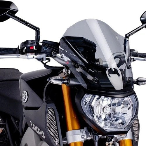 Puig Naked Touring Windscreen Light Smoke