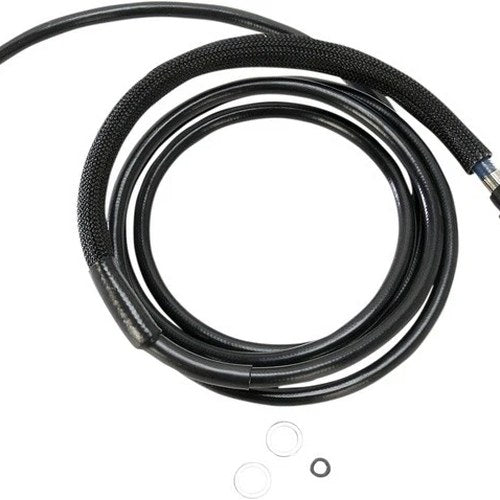 Drag Specialties Black Vinyl Hydraulic Clutch Line 80-1/8" +10" Black #211916
