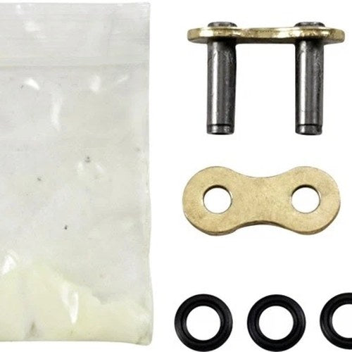JT 520 X1R Heavy-Duty X-Ring Chain Rivet-Type Master Link Gold